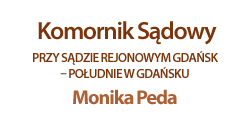 logo komornik sądowy Monika Peda